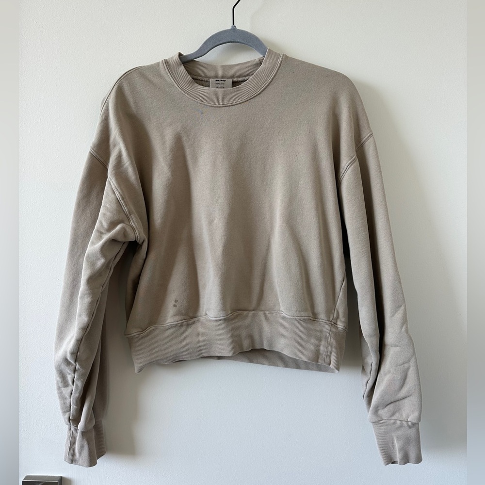 SKIMS cropped sweatshirt